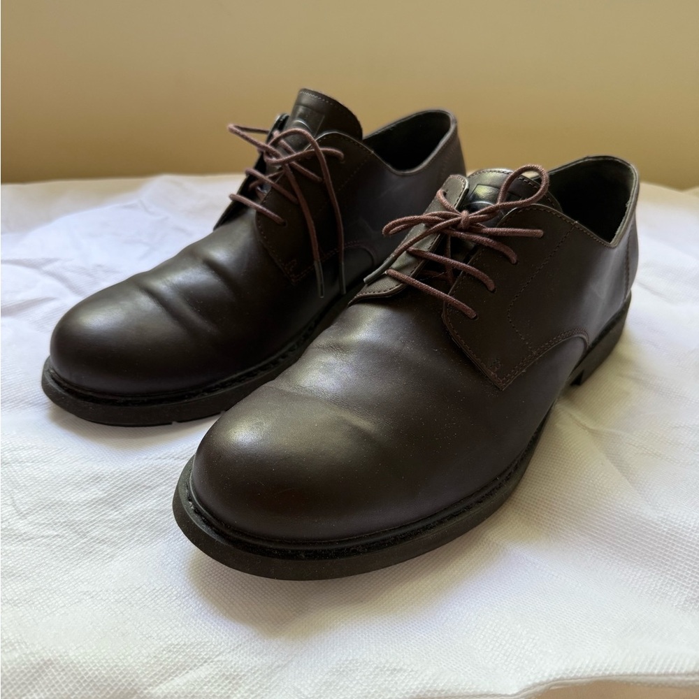Camper Classic Brown Leather Men's Shoes 43